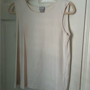 Chico's white microfiber tank top size 2.